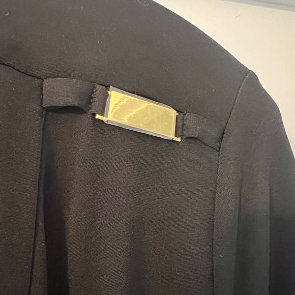 Calvin Klein Black Wrap Dress - Picture 2 of 9